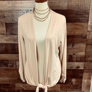 TIE FRONT OPEN CARDI